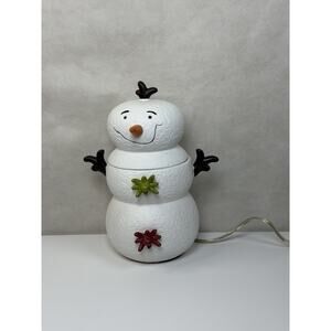 Gold Canyon Holiday Snowman Wax Warmer Used comes In The Original Box